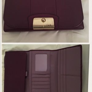 Authentic COACH Checkbook Wallet